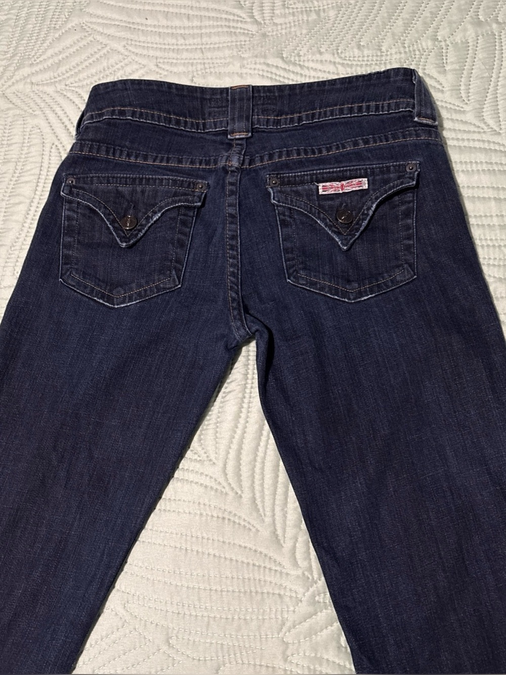 Hudson Jeans Signature Bootcut Flap Pocket Low Rise Size 28 inseam 33